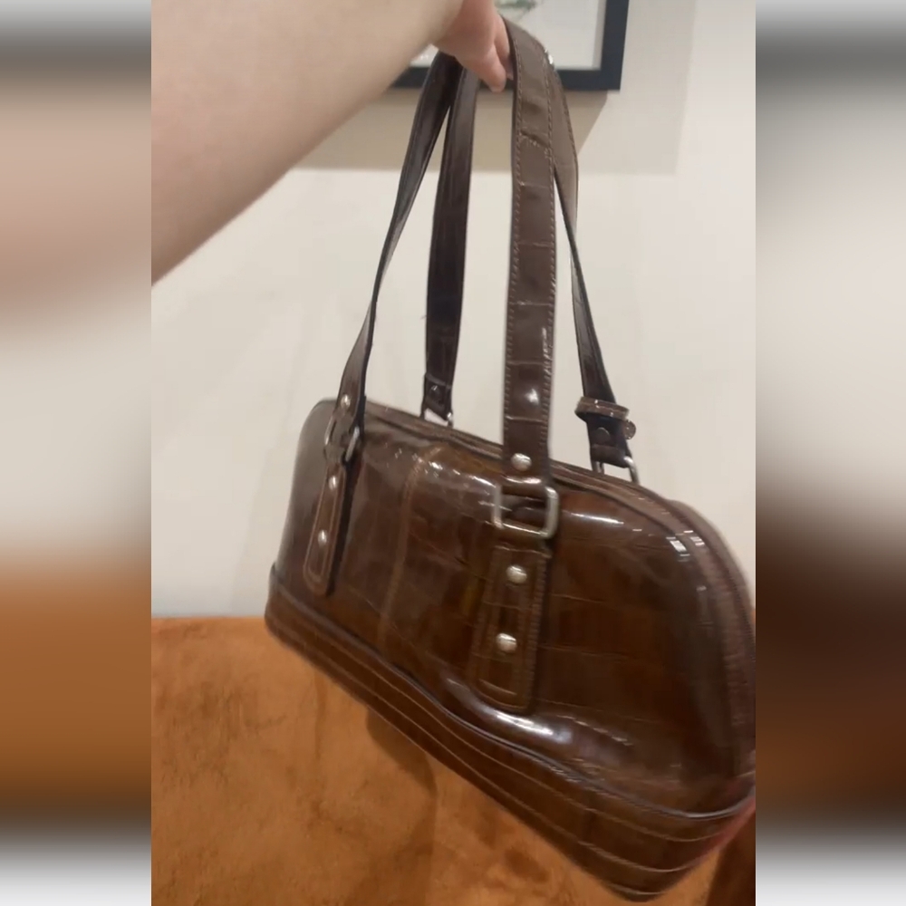 Liz claiborne crazy horse hand bag  bundle of 2 GUC - Picture 9 of 16